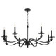 Chantelle Eight Light Chandelier (6240-8-59)