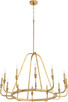 Quorum - 6314-12-74 - 12 Light Chandelier - Marquee - Gold Leaf