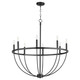 Quorum - 6374-8-59 - Eight Light Chandelier - Tribute - Matte Black