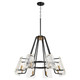 Tioga Eight Light Chandelier (637-8-69)
