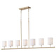 Harmony Seven Light Linear Chandelier (647-7-80)
