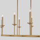 Eldorado Eight Light Linear Chandelier (6505-8-80)