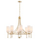 Lee Boulevard Eight Light Chandelier (664-8-80)