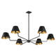 Bliss Six Light Chandelier (668-6-59) Bliss Six Light Chandelier (668-6-59)