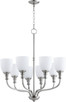 Quorum - 6811-8-65 - Eight Light Chandelier - Richmond - Satin Nickel