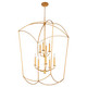 Quorum - 6812-9-74 - Nine Light Entry - Mantle - Gold Leaf