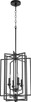 Quorum - 688-4-69 - Four Light Entry Pendant - Hammond - Textured Black