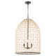 Rattan Three Light Pendant (6902-3-59)