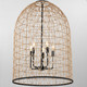 Rattan Five Light Pendant (6902-5-59)