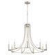 Quorum - 696-9-65 - Nine Light Chandelier - Olympus - Satin Nickel