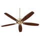 Quorum - 7060-80 - 60 Ceiling Fan - Breeze - Aged Brass