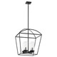 Quorum - 71-4-59 - Four Light Pendant - Odeon - Matte Black
