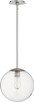 Quorum - 80-12-65 - One Light Pendant - Globe Pendants - Satin Nickel