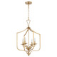 Quorum - 8021-4-80 - Four Light Entry - Maryse - Aged Brass