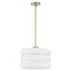 Quorum - 806-80 - One Light Pendant - Gillis - Aged Brass