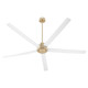 Quorum - 80805-808 - 80Patio Fan - Revel - Aged Brass|Studio White