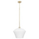 Quorum - 8221-15-80 - One Light Pendant - Cassini - Aged Brass Quorum - 8221-15-80 - One Light Pendant - Cassini - Aged Brass