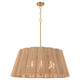 Quorum - 851-8-47 - Eight Light Pendant - Anton - Brushed Brass