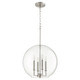 Quorum - 873-4-65 - Four Light Pendant - 873 Globe Pendants - Satin Nickel