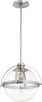 Quorum - 88-15-65 - One Light Pendant - Meridian Globe Pendants - Satin Nickel
