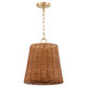 Quorum - 8893-13-80 - Three Light Pendant - Robinson - Aged Brass