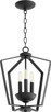 Quorum - 894-3-69 - Three Light Entry Pendant - 3LT Entry Series - Textured Black