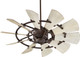 Quorum - 94410-86 - 44Ceiling Fan - Windmill - Oiled Bronze
