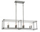 Minka-Lavery - 3858-756 - Eight Light Island Pendant - Langen Square - Antique Nickel