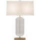 Robert Abbey - 1196 - Two Light Table Lamp - Jacqueline - Modern Brass w/Clear Crystal