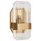 Robert Abbey - 1198 - One Light Wall Sconce - Jacqueline - Modern Brass w/ Clear Crystal