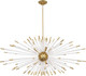 Robert Abbey - 1200 - Eight Light Chandelier - Andromeda - Modern Brass