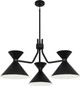 Robert Abbey - 1254 - Three Light Chandelier - Cinch - Matte Black
