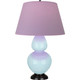 Robert Abbey - 1646L - One Light Table Lamp - Double Gourd - Baby Blue Glazed Ceramic w/Deep Patina Bronze