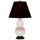 Robert Abbey - 1650K - One Light Accent Lamp - Small Double Gourd - Lily Glazed Ceramic w/Deep Patina Bronze