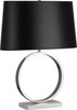 Robert Abbey - 2791B - One Light Table Lamp - Logan - Polished Nickel