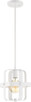 Nuvo Lighting - 60-6721 - One Light Mini Pendant - Prana - White