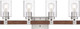 Arabel Four Light Vanity (60-6964)