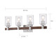 Arabel Four Light Vanity (60-6964)