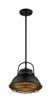 Nuvo Lighting - 60-7074 - One Light Pendant - Upton - Dark Bronze / Gold