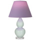 Robert Abbey - A788L - One Light Accent Lamp - Small Double Gourd - Celadon Glazed Ceramic w/Lucite