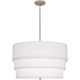Robert Abbey - AW142 - Three Light Pendant - Decker - Polished Nickel