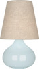 Robert Abbey - BB91 - One Light Accent Lamp - Small June - Baby Blue Glazed Ceramic