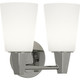 Robert Abbey - C255F - Two Light Wall Sconce - Wheatley - Polished Chrome