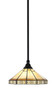 Toltec Lighting - 23-MB-144 - One Light Mini Pendant - Any - Matte Black