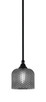Toltec Lighting - 23-MB-4612 - One Light Mini Pendant - Stem - Matte Black