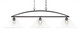 Toltec Lighting - 2453-DG-308 - Three Light Island Pendant - Marquise - Dark Granite