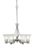 Toltec Lighting - 246-AS-729 - Six Light Chandelier - Revo - Aged Silver