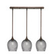 Toltec Lighting - 25-BRZ-4902 - Three Light Linear Pendalier - Stem - Bronze