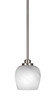 Toltec Lighting - 2601-BN-4811 - One Light Mini Pendant - Odyssey - Brushed Nickel
