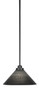 Toltec Lighting - 2601-MB-4009 - One Light Mini Pendant - Odyssey - Matte Black